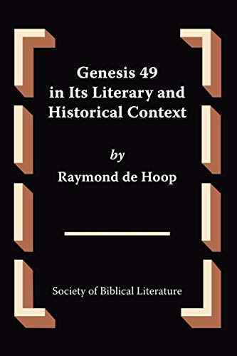 9781589832848: Genesis 49 In Its Literary And Historical Context (Oudtestamentische Studien)