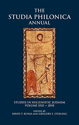 9781589835252: Studia Philonica Annual XXII, 2010 (Studia Philonica Annual: Studies in Hellenistic Judaism)