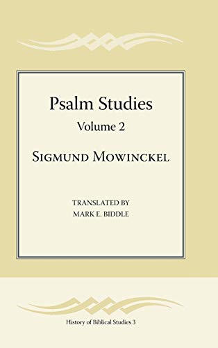 9781589838024: Psalm Studies, Volume 2 (Society of Biblical Literature History of Biblical Studies)