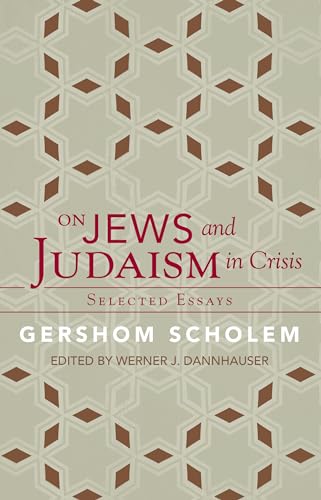 Imagen de archivo de On Jews and Judaism in Crisis: Selected Essays a la venta por Zoom Books Company