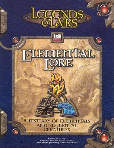 Imagen de archivo de Legends and Lairs: Elemental Lore a la venta por Ergodebooks