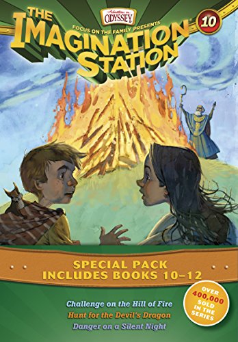 Stock image for Imagination Station Books 3-Pack: Challenge on the Hill of Fire / Hunt for the Devil's Dragon / Danger on a Silent Night (AIO Imagination Station Books) for sale by Lakeside Books