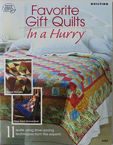 Beispielbild fr Favorite Gift Quilts in a Hurry zum Verkauf von HPB Inc.