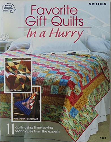 Stock image for Favorite Gift Quilts in a Hurry for sale by HPB Inc.
