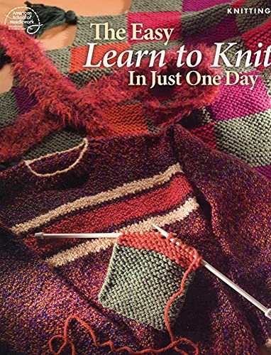Stock image for The Easy Learn to Knit in Just One Day for sale by Ergodebooks
