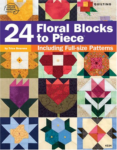 Stock image for 24 Floral Blocks to Piece for sale by Wonder Book