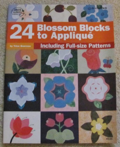 Stock image for 24 Blossom Blocks to Applique for sale by Better World Books: West