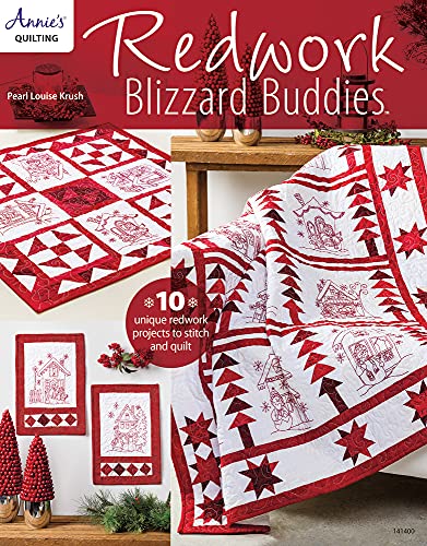 Stock image for Redwork Blizzard Buddies 10 unique redwork projects to stitch and quilt Annie's Quilting for sale by PBShop.store US