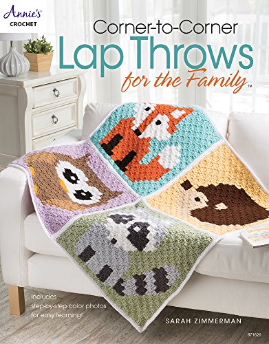 9781590127872: Corner-to-Corner Lap Throws for the Family: Includes Step-by-Step Color Photos for Easy Learning!