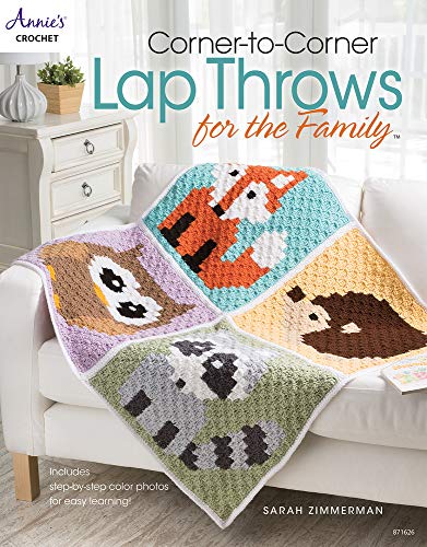 9781590127872: Corner-To-Corner Lap Throws for the Family: Includes step-by-step color photos for easy learning! (Annies Crochet)