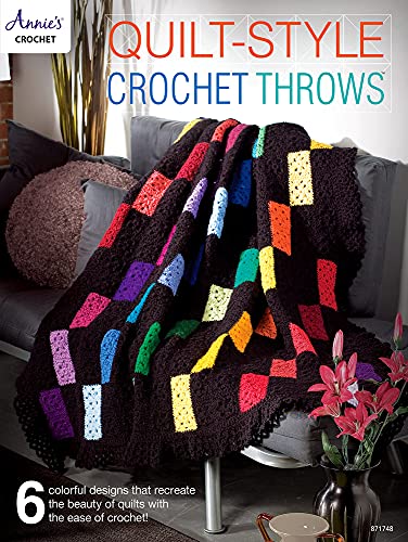 9781590129876: Quilt-Style Crochet Throws: 6 colorful designs that recreate the beauty of quilts with the ease of crochet!