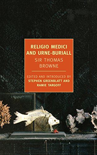 Imagen de archivo de Religio Medici and Urne-Buriall (New York Review Books Classics) a la venta por Goodwill of Colorado