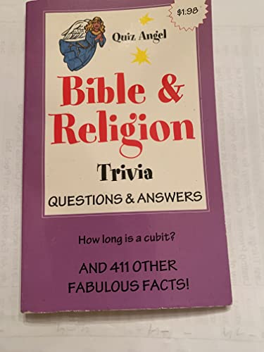 Stock image for Quiz Angel: Bible & Religion Trivia Questions & Answers for sale by Wonder Book