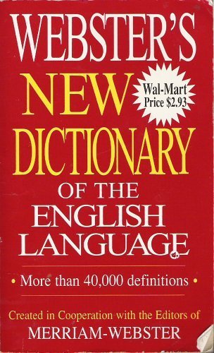 Imagen de archivo de Webster's New Dictionary of the English Language a la venta por SecondSale