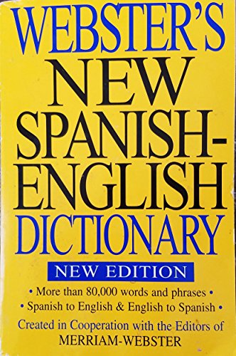 Stock image for Websters New Spanish English Dictionary V2 for sale by Better World Books