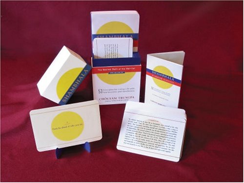 Stock image for Shambhala: The Sacred Path of the Warrior: Book and Card Set for sale by Idaho Youth Ranch Books
