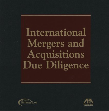 Stock image for International Mergers and Acquisitions Due Diligence for sale by Ria Christie Collections