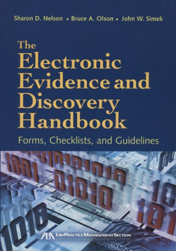 Beispielbild fr The Electronic Evidence and Discovery Handbook: Forms, Checklists and Guidelines zum Verkauf von HPB-Red