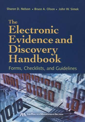 Imagen de archivo de The Electronic Evidence and Discovery Handbook: Forms, Checklists and Guidelines a la venta por HPB-Red