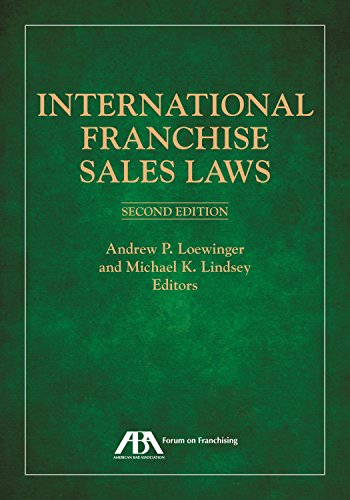 9781590317419: International Franchise Sales Laws