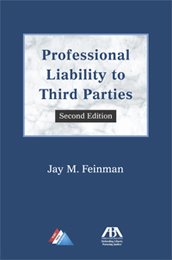 Beispielbild fr Professional Liability to Third Parties zum Verkauf von Wonder Book