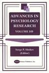 Stock image for Advances in Psychology Research for sale by Bookmonger.Ltd