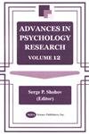 Stock image for Advances in Psychology Research: v. 12: Vol 12: Volume 12 [Hardcover] Shohov, Serge P for sale by Hay-on-Wye Booksellers