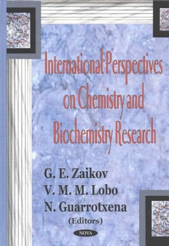 9781590336885: International Perspectives on Chemistry and Biochemistry Rsearch