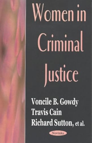 Stock image for Women in Criminal Justice for sale by Books Puddle