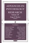 9781590337394: Advances In Psychology Research: v. 24: Volume 24