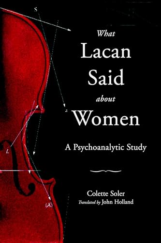 Stock image for What Lacan Said About Women: A Psychoanalytic Study (Contemporary Theory Series) for sale by Irish Booksellers