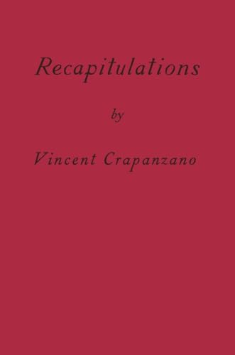 9781590515938: Recapitulations: A Memoir