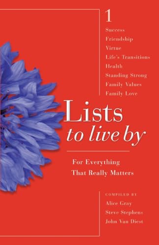 9781590524329: Lists to Live By: The First Collection: For Everything that Really Matters