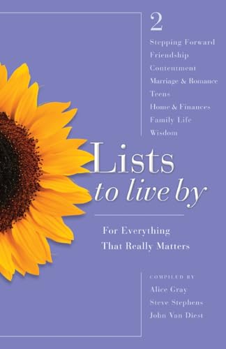 Beispielbild fr Lists to Live By: The Second Collection: For Everything That Really Matters zum Verkauf von the good news resource