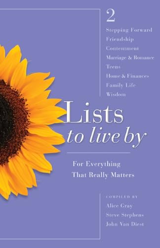 Stock image for Lists to Live By: The Second Collection: For Everything That Really Matters for sale by the good news resource