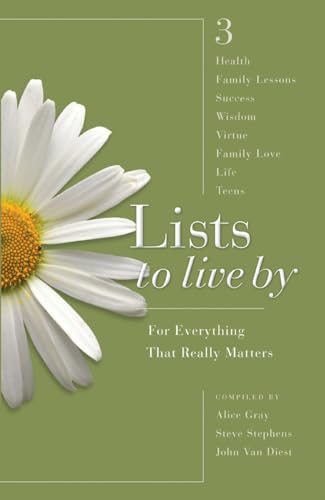 Stock image for Lists to Live By: The Third Collection: For Everything That Really Matters for sale by Nealsbooks