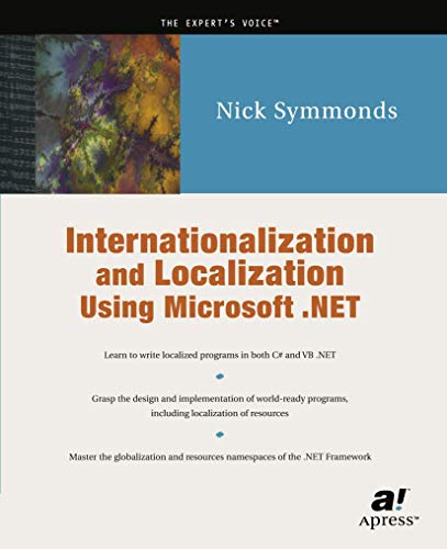 9781590590027: Internationalization and Localization Using Microsoft .Net