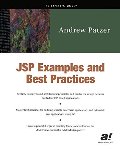 JSP Examples and Best Practices (9781590590201) by Patzer, Andrew