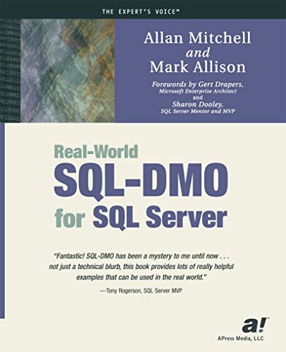 Stock image for Real-World SQL-DMO for SQL Server for sale by Better World Books