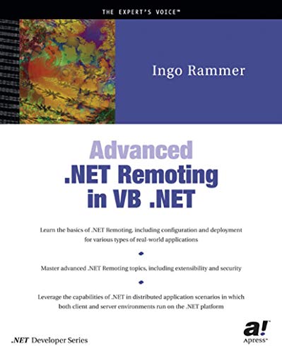 Imagen de archivo de Advanced .NET Remoting in VB .NET a la venta por Ammareal