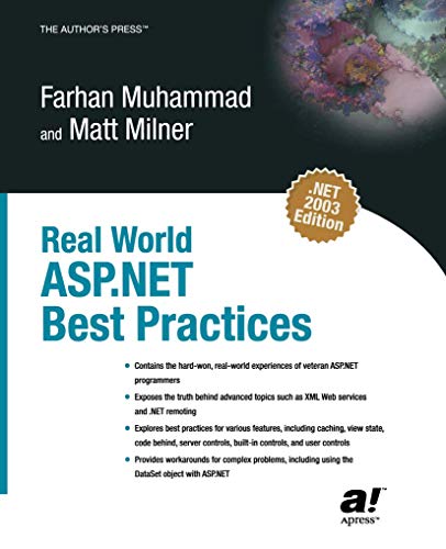 Real World ASP.NET Best Practices (9781590591000) by Farhan Muhammad