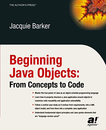 Beispielbild fr Beginning Java Objects: From Concepts to Code zum Verkauf von Wonder Book