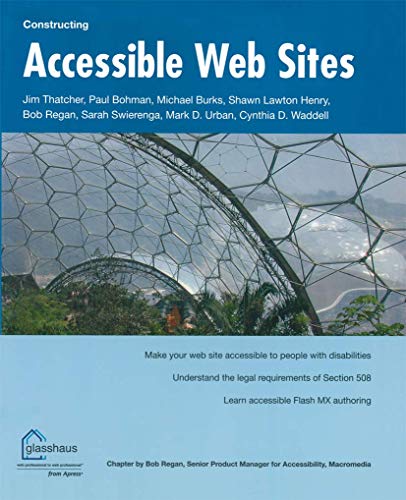 Beispielbild fr Constructing Accessible Web Sites zum Verkauf von SecondSale