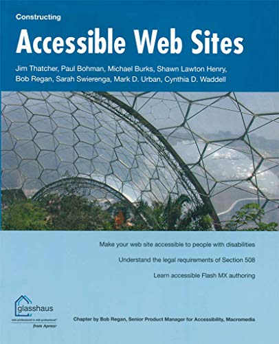 Stock image for Constructing Accessible Web Sites for sale by AwesomeBooks