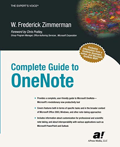 Beispielbild fr Complete Guide to OneNote zum Verkauf von Chiron Media