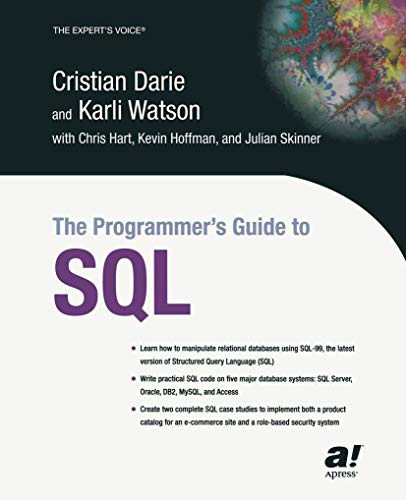 Stock image for Programmer's Guide to SQL for sale by Ergodebooks