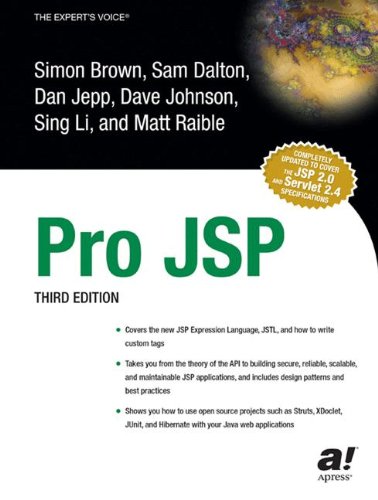 Stock image for Pro JSP, Third Edition for sale by HPB-Red