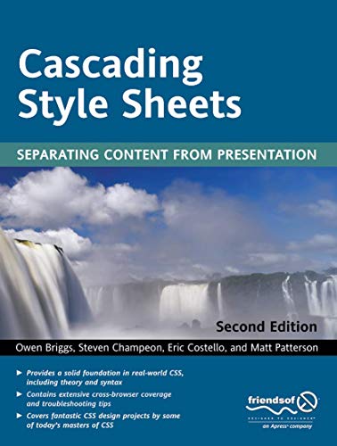 Imagen de archivo de Cascading Style Sheets: Separating Content from Presentation, Second Edition a la venta por Ergodebooks