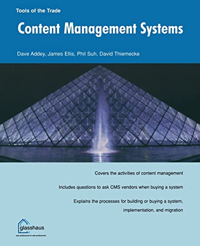 Stock image for Content Management Systems (Tools of the Trade) for sale by Chiron Media