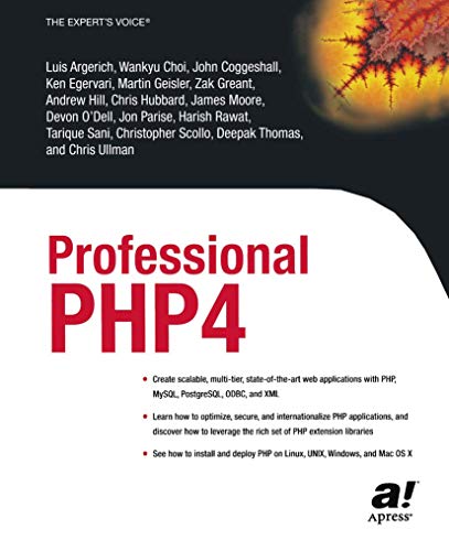 Stock image for Professional PHP4 for sale by HPB-Red